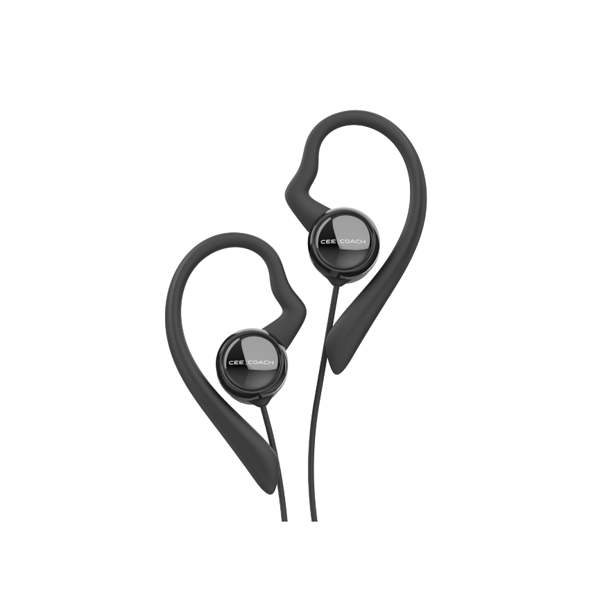 Headset with earhook (stereo)_black Headset with earhook (stereo)_black
