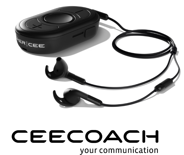CEECOACH PLUS Single Set mit Headset von vorne CEECOACH PLUS Single Set mit Headset von vorne